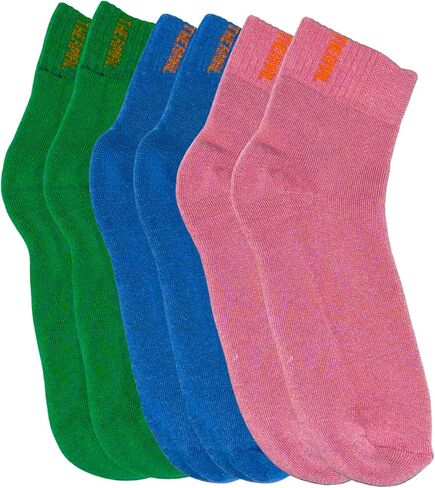حزمة الجوارب الصوفية المكونة من 3 عبوات من Sky Blue و Pink و Emerald Green-Women's Winter و Geing و Schit Wool Socks ، 6-9.5 in Saudi Arabia