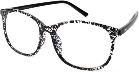 Heritage Series Blue Light Blocking Computer Glasses - Unisex, Polycarbonate Frame, Lightweight Frame (Brown Demi) in Saudi Arabia
