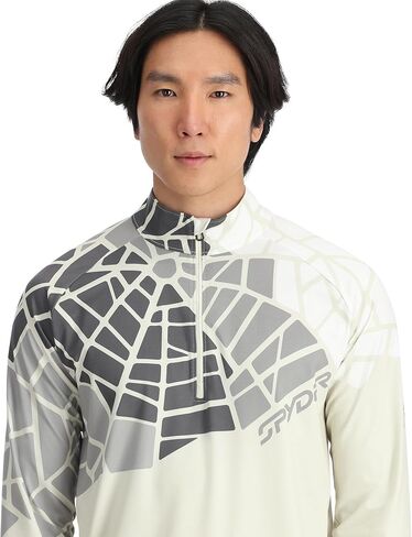 Spyder Men's Legacy Half Zip T-Neck Ski Base Layer in Saudi Arabia