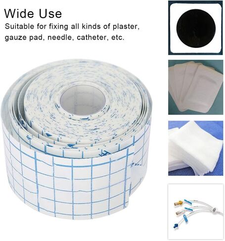 Joyzan غير منسوجة تغطية تمتد ، ضمادات لاصقة تنفس لفة التفاف المتماسك للخلع تبديل الفيلم الواقي الجرح رعاية سهولة الإصدار دعم الحمل بقوة الجيب hypoallergenic in Kuwait