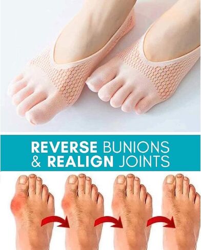 Orthopedic Toe Compression Socks, Women Toe Socks No Show, Full Five Finger Socks Low-cut Liner Socks… in Saudi Arabia