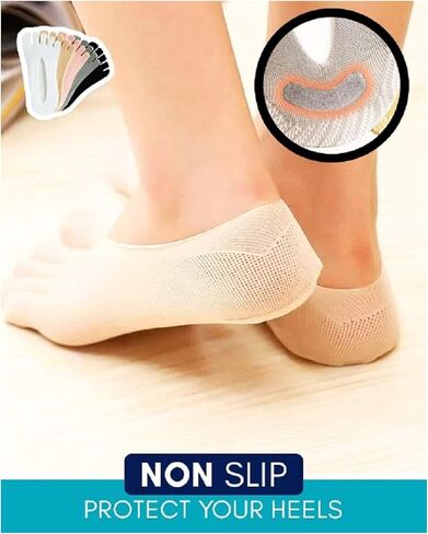 Orthopedic Toe Compression Socks, Women Toe Socks No Show, Full Five Finger Socks Low-cut Liner Socks… in Saudi Arabia
