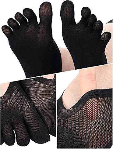 Orthopedic Toe Compression Socks, Women Toe Socks No Show, Full Five Finger Socks Low-cut Liner Socks… in Saudi Arabia