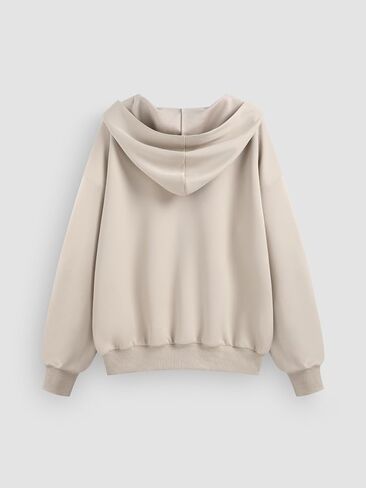 CIDER Jersey Hooded Solid Oversized Sweatshirt in Saudi Arabia