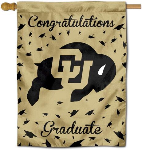 Colorado Buffaloes College Graduation Gift Banner Flag in Saudi Arabia