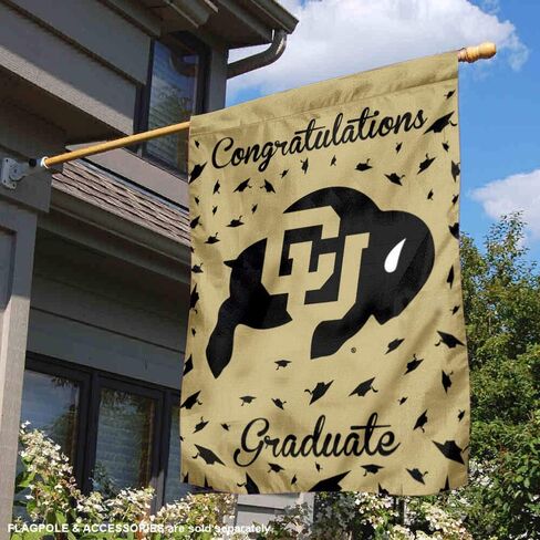 Colorado Buffaloes College Graduation Gift Banner Flag in Saudi Arabia