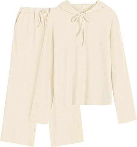 YKR Womens Lounge Sets 2 Piece Outfits Sweatsuits Track Suits Knit Sweat Suit with Pockets in Saudi Arabia