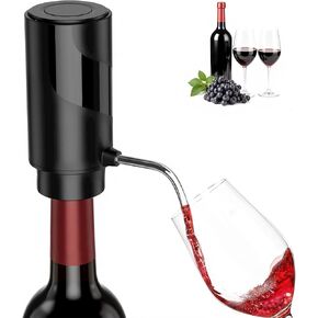 Wine Aerator Pourer with USB Rechargeable, Electric Wine Bottle Dispenser,Automatic Wine pourer Machine,One Touch Multi-Smart Wine Decanter for Wine Lovers,Wine Gifts
