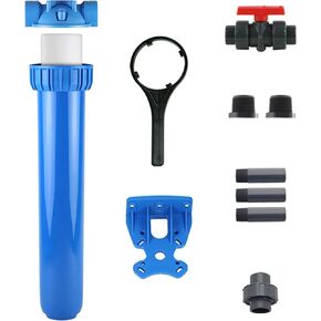 Aquasana WS-STD Whole House Filter Standard Installation Kit Water Softener, Blue