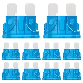 15A Standard Car Fuses 15 Amp Automotive ATC ATO Blade Fuse 15Amp Auto Fusibles for RV Truck SUV Camper (Pack of 50Pcs)