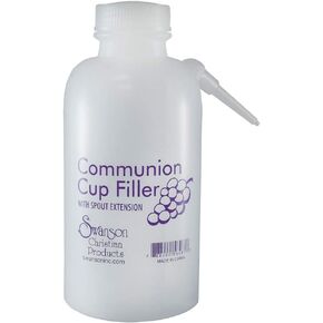 Communion Cup Filler Bottle for Church Traditional Cup Filler Bottle No Drip Communion Filler 16fl oz
