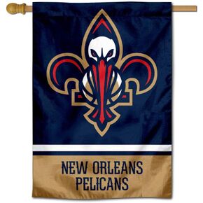 WinCraft New Orleans Pelicans Double Sided House Banner Flag