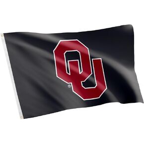 Desert Cactus University of Oklahoma UO Flag - 3 x 5 Feet Sooners Banner, Indoor/Outdoor Durable Fabric, 100% Polyester Design (Style Y)