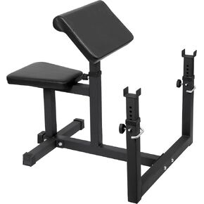 HSM Preacher Curl Weight Bench Max load 450lbs Strength Training Seated Arm Isolated Barbell Dumbbell Biceps Station Home Gym