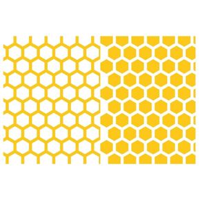 ANSAI Precut Hexagonal Masking Tape Sheets for Scale Models, 116x 240 mm (6.29 x 9.44 Inches) (S)