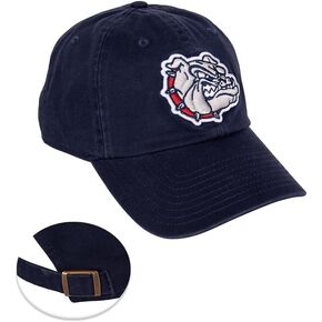 Desert Cactus Gonzaga University Baseball Hat Bulldogs GU Zags Brimmed Embroirderd Hats Cap Adjustable Cloth Strap Adult (Style A) Blue