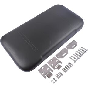 Front Seat Bottom Replacement for EZGO Medalist TXT 1994-2013 Gas Electric Golf Cart Black Color Mounting Hardware Incl.