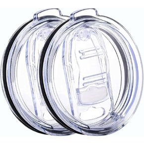 20 oz Tumbler Replacement Lids Compatible with yeti Lids 20 oz Replacement Lid 10 oz Lowball Lid, 10 oz Mug Lid and 24 oz Mug Replacement Lids for Tumblers(2 Pack)