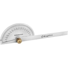 Stainless Steel Protractor 0-180 degrees Machine Tools (Degree Protractor)