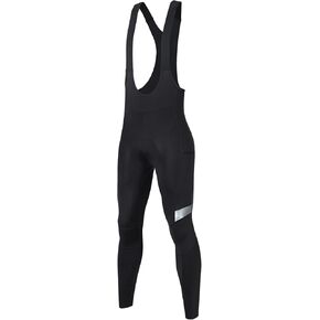 Santic Men's Cycling Bibs Pants Cycle Wear Tights 4D Padded Road Bike Long Pants with Pocket