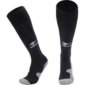 Men's football stockings, knee high running pressure stockings, training sports performance socks (1 Pair)