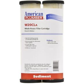 American Plumber W20Cla Chost House Resiment Filter Cartridge 20 Micron Well Pump Rire (4)