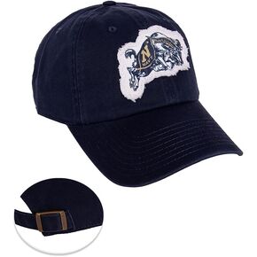 Desert Cactus United States Naval Academy Baseball Hat Midshipmen Navy USNA Brimmed Embroirderd Cap Adjustable Cloth Strap Adult (Style C)