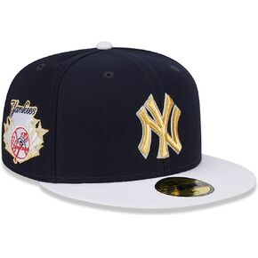 عصر جديد NY New York Yankees 59Fifty Game Day Gold Patch Cap ، قبعة in Kuwait