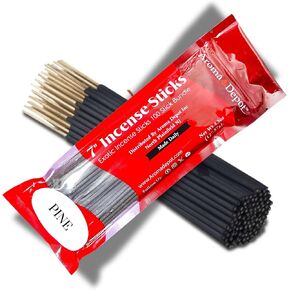 Peppermint Most Exotic Charcoal 7'' Incense Sticks. Approx. 85 to 100 Sticks Per Bundle, Length - 7 Inches, Each Natural Stick Burns for 35 to 45 mins Each. Long Lasting. Guarantee 100% Pure in Kuwait