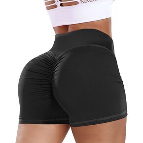 CFR Workout Shorts Gym Shorts for Women Criss Cross Waist Booty Scrunch Butt Lifting Workout Sports Hot Shorts