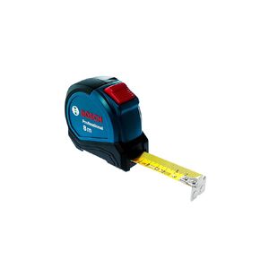 BOSCH Professional 8 m Autolock Tape Measure (27 mm nylon steel tape, automatic lock, magnetic hook, belt clip)