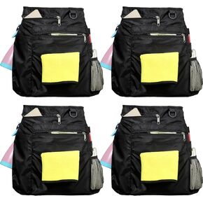 Waterproof Cleaning Apron with 8 Pockets,Housekeeping Uniform Supplies,Durable Caddy Costume Work Apron