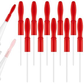 Gisafai 10 Pack Caulk Tube Caps Red Caulk Tube Sealer Caps Reusable Saver Caulking Covers Tool for Sealing and Preserving Open Caulking Tube