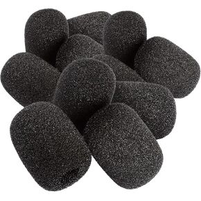10 Pcs Parrott B350 Foam Replacement for BlueParrott B450 B550 C400 S450 B250 B350 Headset Windscreen Mic Cover Windscreens and Pop Filters,Accessories(Black)