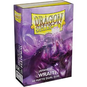 2 Packs Dragon Shield Dual Matte Mini Japanese Wraith 60 ct Card Sleeves Value Bundle!