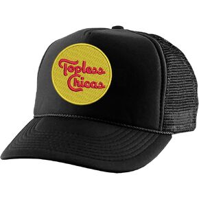 Top Less Chicas Trucker Hat Funny Embroidered Adjustable Snapback