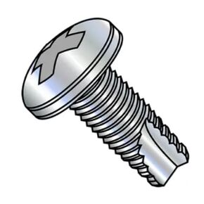 4-40 x 1/4 Phillips Pan Thread Cutting Screw Type 23 Fully Threaded Zinc, 100 PCS 04043PP