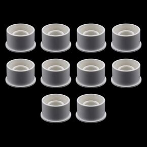 10Pcs DWN PVC Reducer Bushing PVC Pipe Reducing Bushing Fitting 32mm x 50mm PVC Reducer Bushing Pipe Connecting Adapter