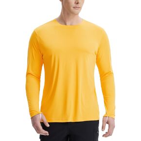 BALEAF Men's Sun Shirts UPF 50+ UV Protection SPF Long Sleeve Rash Guard Fishing Outdoor Quick Dry Lightweight