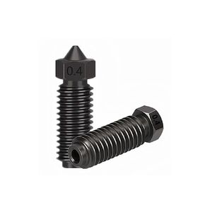 2 Pack Hardened Steel Nozzles, High Temperature Resistance nozzles for Anycubic Kobra 3 Hotend Extruder 3D Printer (0.4mm)