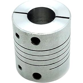 12x12.7mm 1/2" Flexible Shaft Coupling Stepper Motor Coupler D25 L30