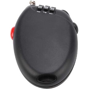 Retractable Cable Lock, Bicycle Security Password Padlock Wire Rope Safety Combination Lock Anti Theft Protection for Outdoor Travel Cases Luggage Backpacks Cycling Helmets Bike Strollers Sports Bags