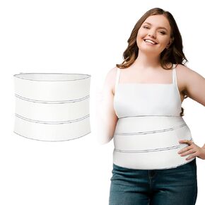 Belly Binder Post Hysterectomy, 9-Inch-Wide Postpartum Belly Band, Hysterectomy Binder for Women (30" - 45")