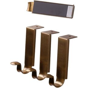 Creative Magnetic Hooks, 4 Piece Super Strong Magnetic Hooks Used for Grill Fridge Cabinet Office, Kitchen, Warehouse,All-Purpose Magnetic Hooks (Bronze)