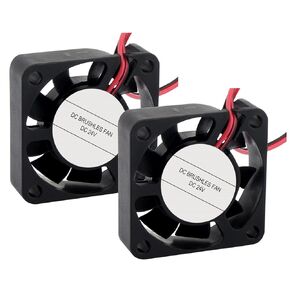 2Pcs 24V 40x40x10mm Extruder Hotend Fans 4010 Compatible with Creality Ender 3/5 / 6 CR10 Series 3D Printers