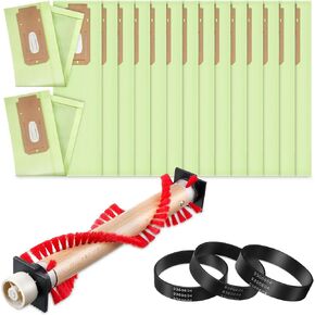 Landhoow 12 Pcs Vacuums Brush Roller Compatible with Oreck XL Vacuum, Vacuum Bag, Upright Vacuum Belt Replacement for 0300604 Compatible with Oreck XL Upright Vacuum Cleaner Vacuum Replacement Parts