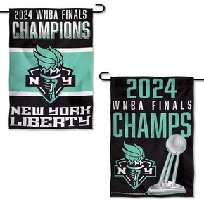 WinCraft New York Liberty Finals 2024 Champions Double Sided Garden Flag