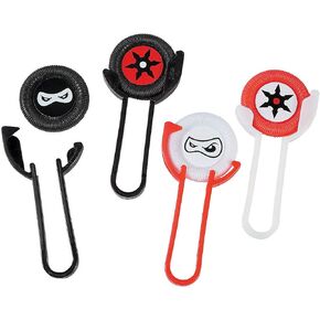 Fun Plastic Ninja Disc Shooters - Assorted Designs, 2" x 4" (Pack of 48) - Ideal Party Favors for Kids' Birthday Party, Classroom Rewards & Ninja-themed Events