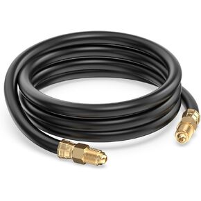 Gas Hose, Argon CO2 Flow Meter Regulator Hose, Mig Tig, This Hose Is Standard UNF 5/8" with Inert Gas Fitting (5 Feet)