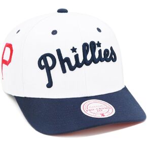 Mitchell & Ness Philadelphia Phillies Cooperstown MLB Evergreen Pro Snapback Hat Cap - White in Kuwait